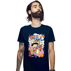 Secret_Shirts Fitted Shirts, Mens / Small / Navy Bobby's World