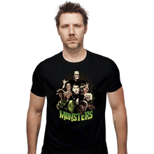 Load image into Gallery viewer, Shirts Fitted Shirts, Mens / Small / Black Monsters
