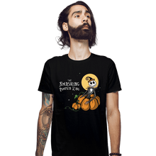 Load image into Gallery viewer, Daily_Deal_Shirts Fitted Shirts, Mens / Small / Black The Smashing Pumpkin King
