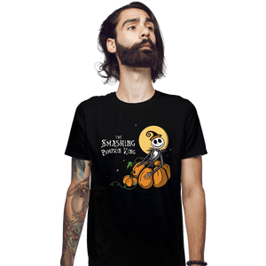 Daily_Deal_Shirts Fitted Shirts, Mens / Small / Black The Smashing Pumpkin King