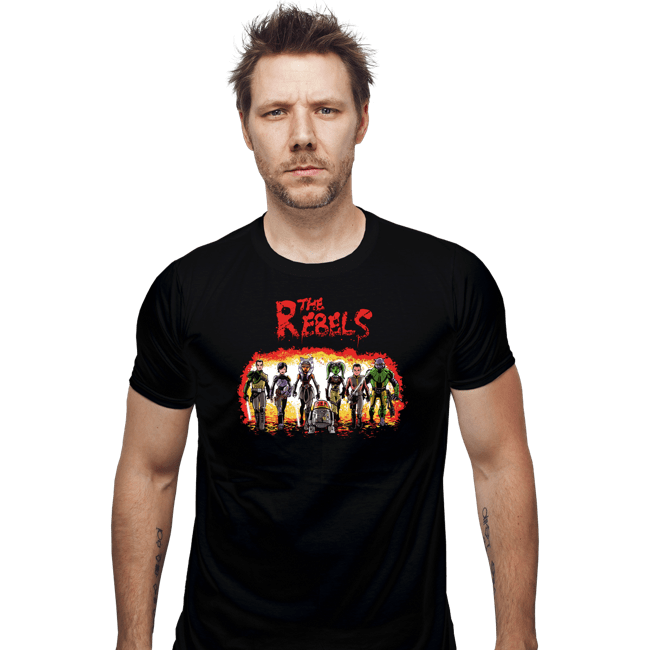 Secret_Shirts Fitted Shirts, Mens / Small / Black The Rebels