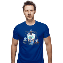 Load image into Gallery viewer, Secret_Shirts Fitted Shirts, Mens / Small / Royal Blue Boba Stitch
