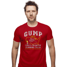 Load image into Gallery viewer, Daily_Deal_Shirts Fitted Shirts, Mens / Small / Red Gump Running
