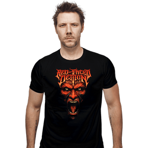 Shirts Fitted Shirts, Mens / Small / Black Red Faced Devil