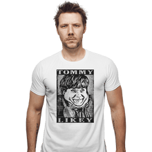 Load image into Gallery viewer, Shirts Fitted Shirts, Mens / Small / White Tommy Likey
