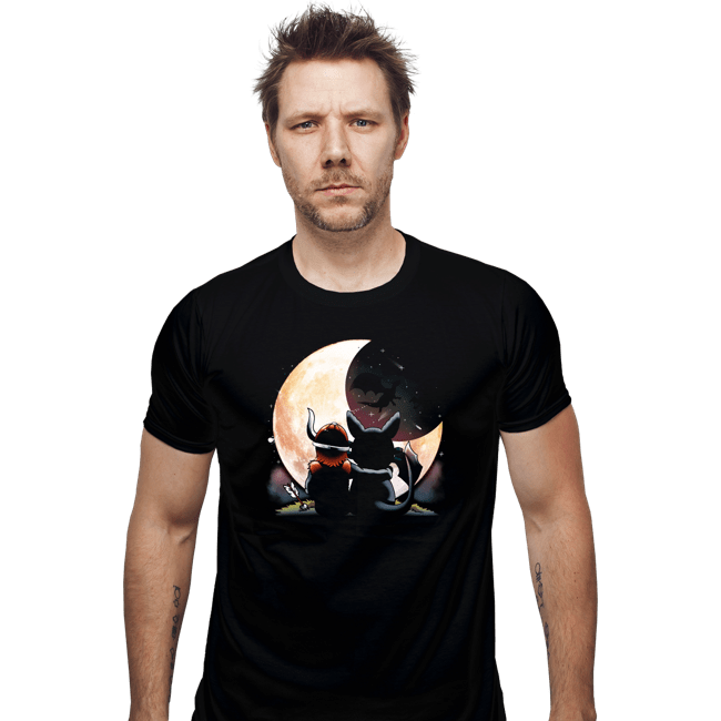 Daily_Deal_Shirts Fitted Shirts, Mens / Small / Black Viking Night