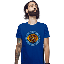 Load image into Gallery viewer, Shirts Fitted Shirts, Mens / Small / Royal Blue Master Of Time
