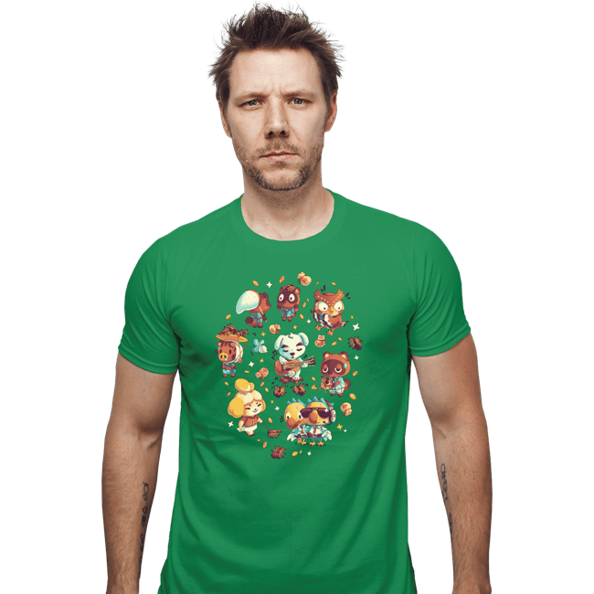 Secret_Shirts Fitted Shirts, Mens / Small / Irish Green On Tarantula Island