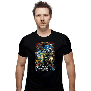 Secret_Shirts Fitted Shirts, Mens / Small / Black Super 90s Beasts