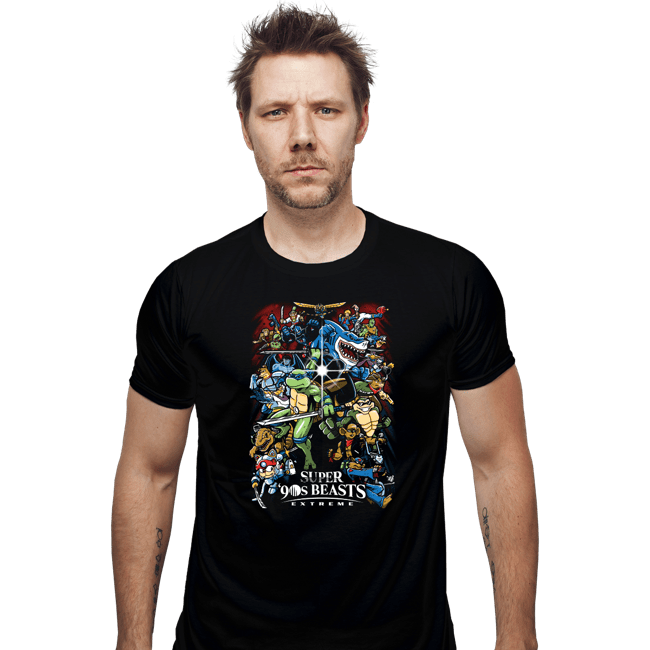 Secret_Shirts Fitted Shirts, Mens / Small / Black Super 90s Beasts