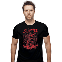 Load image into Gallery viewer, Shirts Fitted Shirts, Mens / Small / Black Silent Red Thing
