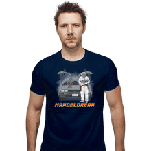 Load image into Gallery viewer, Shirts Fitted Shirts, Mens / Small / Navy Mandelorean
