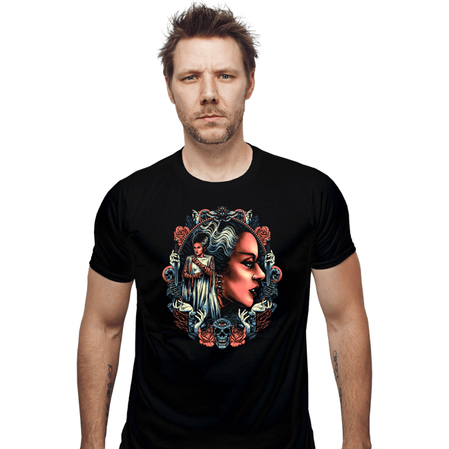 Daily_Deal_Shirts Fitted Shirts, Mens / Small / Black The Bride Of The Monster