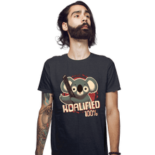 Load image into Gallery viewer, Shirts Fitted Shirts, Mens / Small / Dark Heather 100% Koalified

