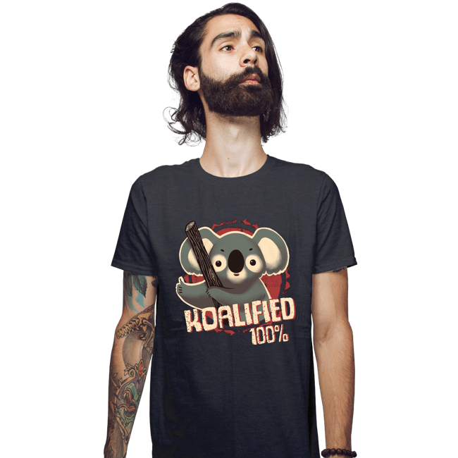 Shirts Fitted Shirts, Mens / Small / Dark Heather 100% Koalified
