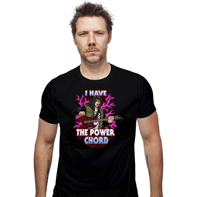 Secret_Shirts Fitted Shirts, Mens / Small / Black Power Chord