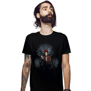 Daily_Deal_Shirts Fitted Shirts, Mens / Small / Black The Eleventh King