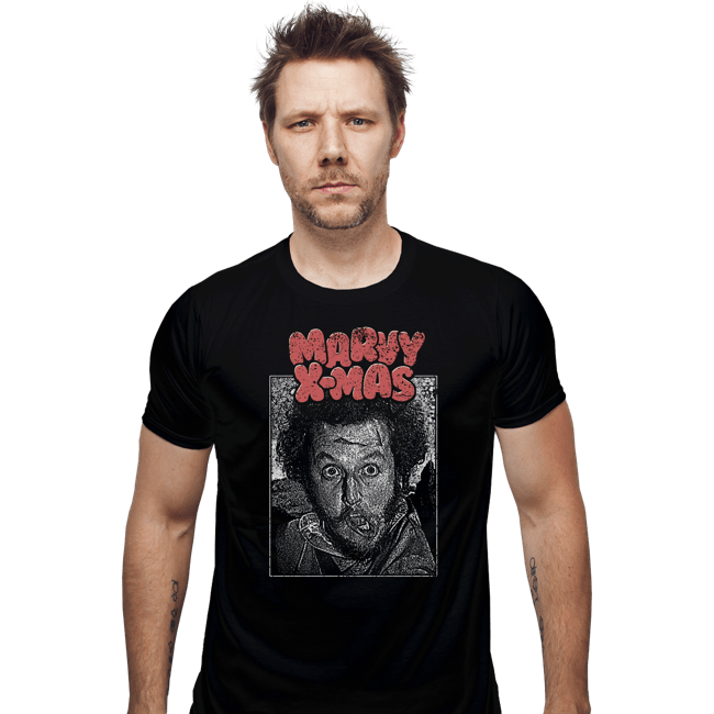 Shirts Fitted Shirts, Mens / Small / Black Marvy X-Mas