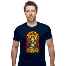 Load image into Gallery viewer, Shirts Fitted Shirts, Mens / Small / Navy Sun Saint
