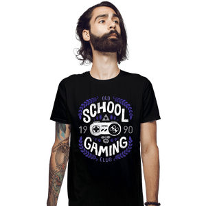 Shirts Fitted Shirts, Mens / Small / Black SNES Gaming Club