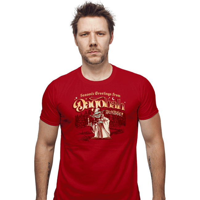Daily_Deal_Shirts Fitted Shirts, Mens / Small / Red Dagobah Humbug