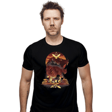 Load image into Gallery viewer, Shirts Fitted Shirts, Mens / Small / Black House Of Gryffindor
