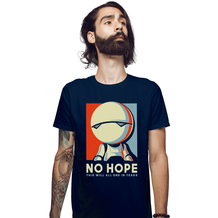 Shirts Fitted Shirts, Mens / Small / Navy No Hope