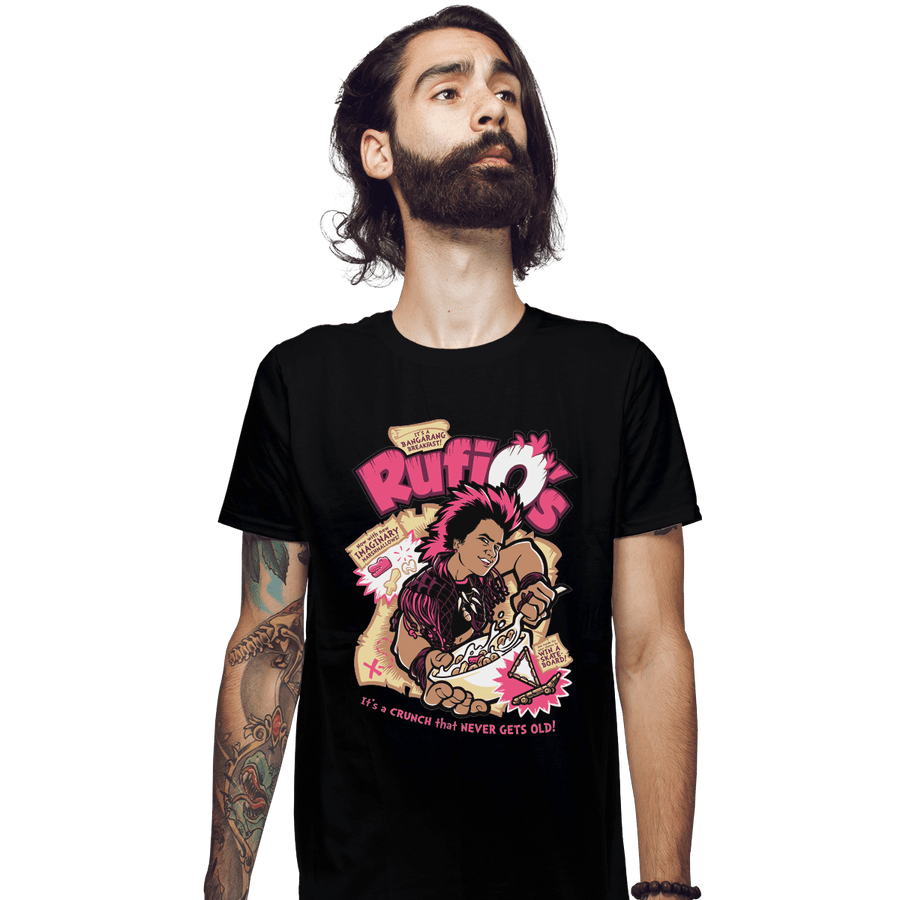 Secret_Shirts Fitted Shirts, Mens / Small / Black Rufi-Os