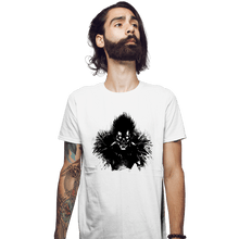 Load image into Gallery viewer, Shirts Fitted Shirts, Mens / Small / White Bored Shinigami
