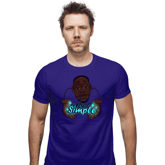 Shirts Fitted Shirts, Mens / Small / Violet Keep It Simple