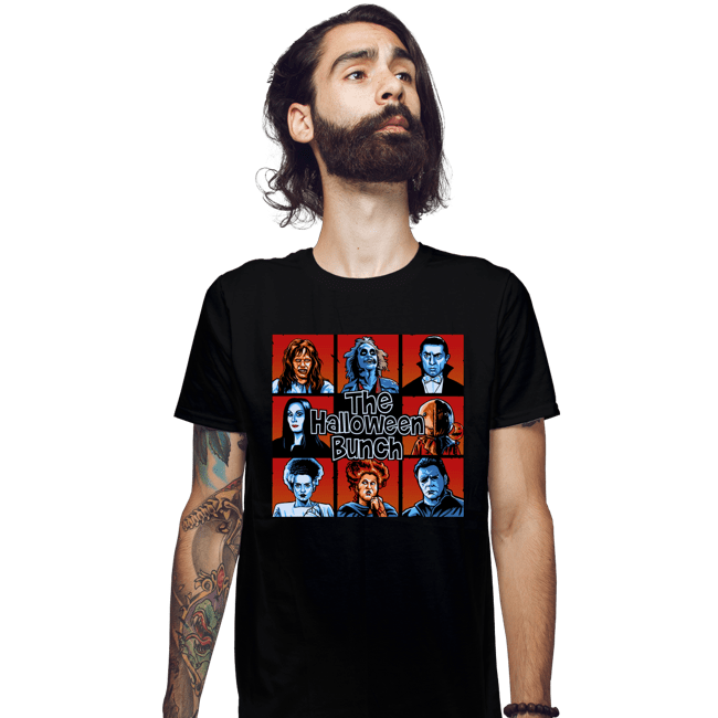 Daily_Deal_Shirts Fitted Shirts, Mens / Small / Black Halloween Bunch