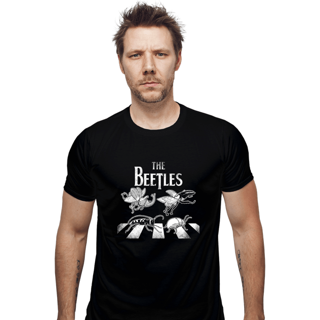 Secret_Shirts Fitted Shirts, Mens / Small / Black The Real Beetles