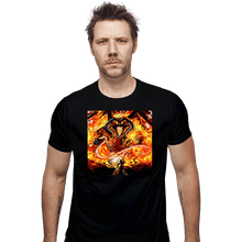 Load image into Gallery viewer, Shirts Fitted Shirts, Mens / Small / Black Van Gogh Never Passed
