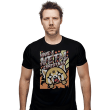 Load image into Gallery viewer, Shirts Fitted Shirts, Mens / Small / Black Have A Metal Christmas
