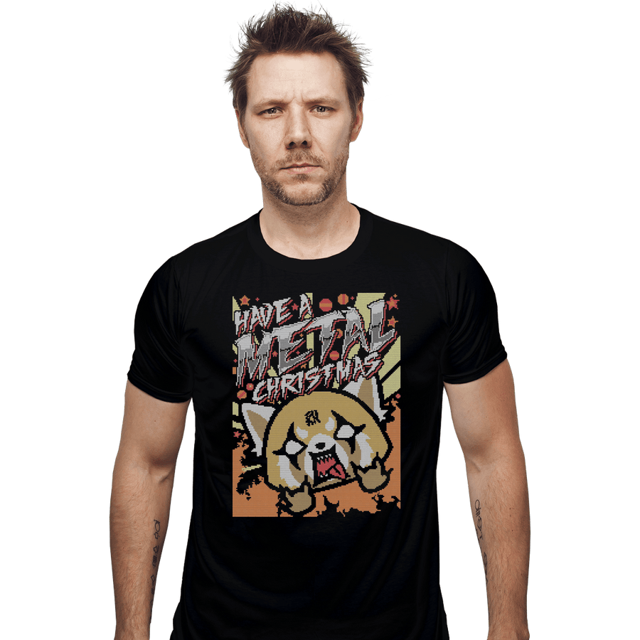 Shirts Fitted Shirts, Mens / Small / Black Have A Metal Christmas
