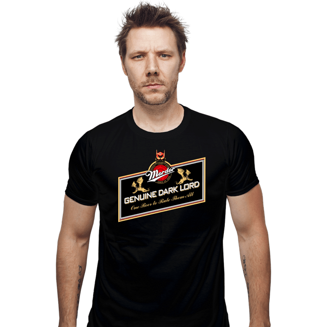 Daily_Deal_Shirts Fitted Shirts, Mens / Small / Black One Beer To Rule Them All