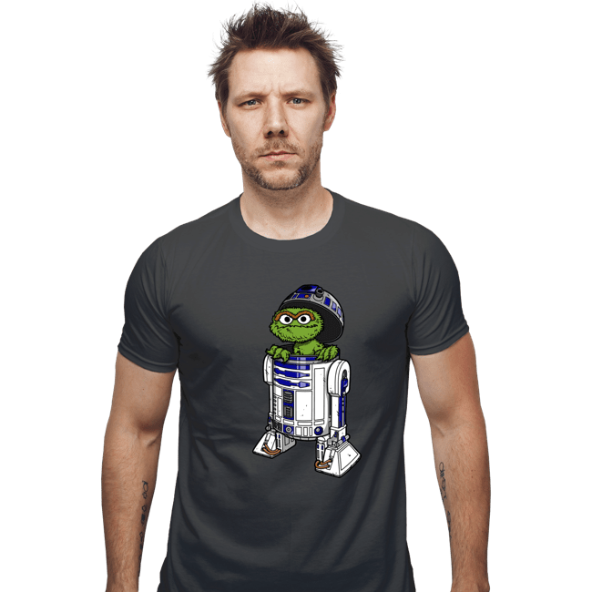 Daily_Deal_Shirts Fitted Shirts, Mens / Small / Charcoal Grouch2-D2