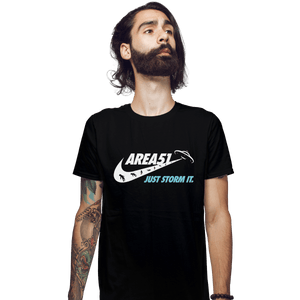 Shirts Fitted Shirts, Mens / Small / Black Just Storm It