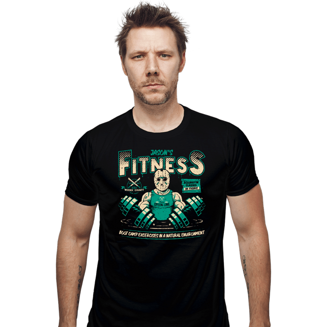 Daily_Deal_Shirts Fitted Shirts, Mens / Small / Black Jason's Fitness