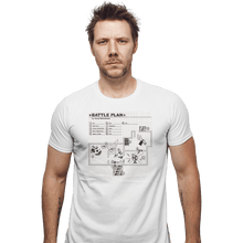 Load image into Gallery viewer, Shirts Fitted Shirts, Mens / Small / White Battle Plan

