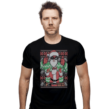 Load image into Gallery viewer, Shirts Fitted Shirts, Mens / Small / Black Ugly Sweater Ugly Sweater
