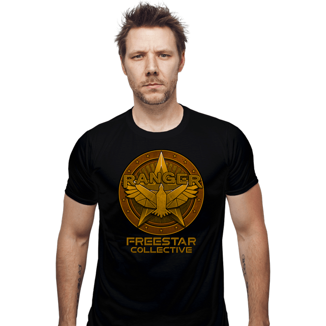 Daily_Deal_Shirts Fitted Shirts, Mens / Small / Black Freestar Rangers