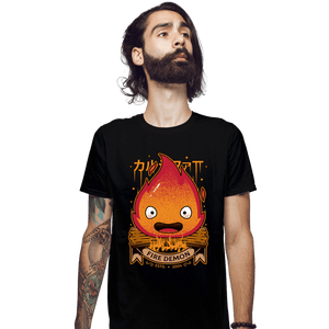 Shirts Fitted Shirts, Mens / Small / Black Fire Demon