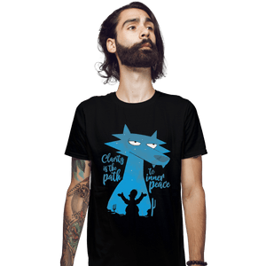 Secret_Shirts Fitted Shirts, Mens / Small / Black Space Coyote Secret Sale