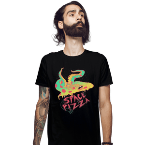 Shirts Fitted Shirts, Mens / Small / Black Space Pizza