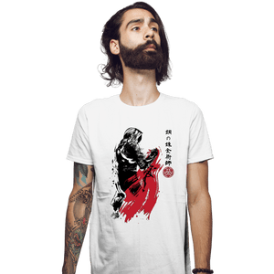 Secret_Shirts Fitted Shirts, Mens / Small / White Edward Sumi-e