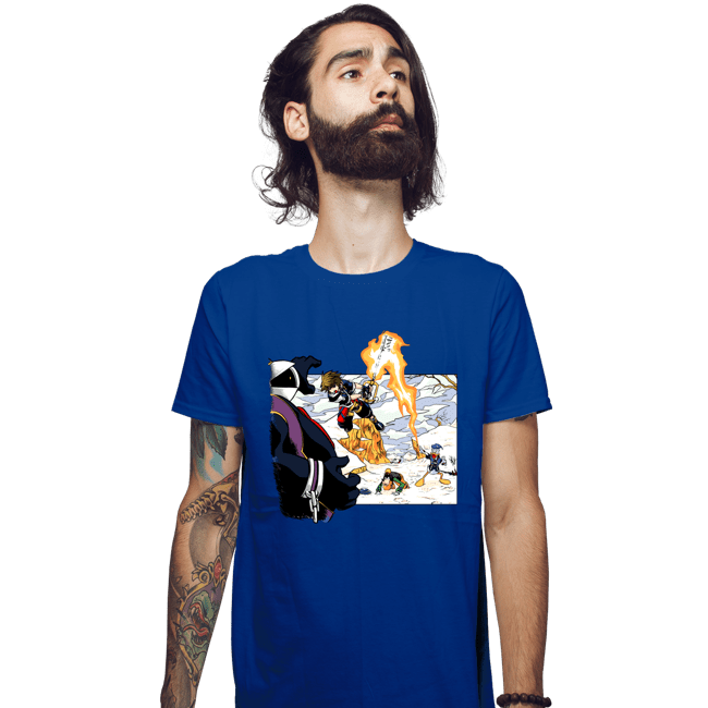 Secret_Shirts Fitted Shirts, Mens / Small / Royal Blue Chronohearts