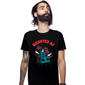 Secret_Shirts Fitted Shirts, Mens / Small / Black Haunted AF