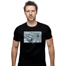 Load image into Gallery viewer, Secret_Shirts Fitted Shirts, Mens / Small / Black Giant Art
