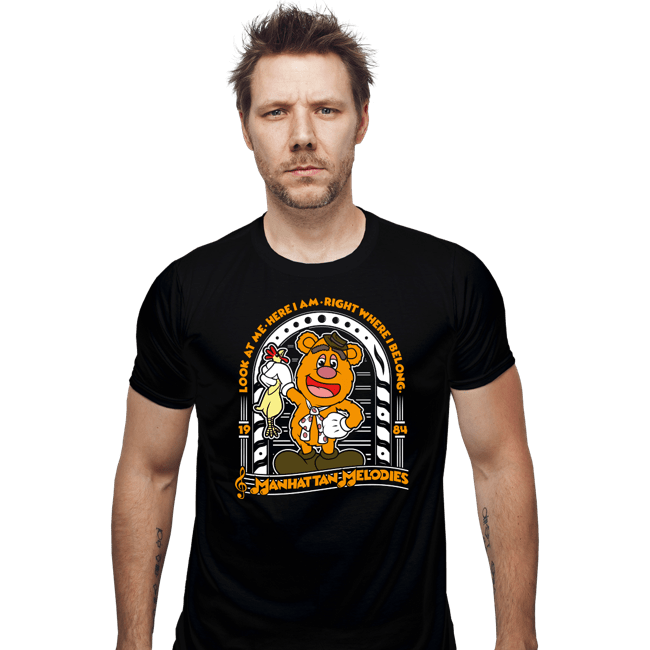 Shirts Fitted Shirts, Mens / Small / Black Fozzie Melodies